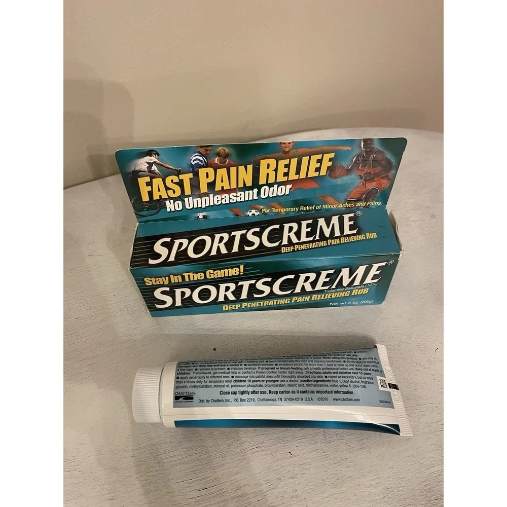 Sportscreme Deep Penetrating Pain Relieving Rub‎ 1 Tube 3 Oz 85g. New *READ*